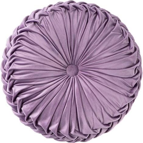Filiyano-Coussins ronds en velours pour canapé, petits coussins décoratifs faits main (1/5)