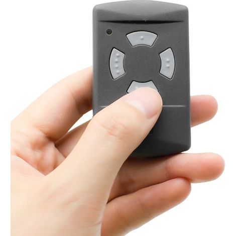 Télécommande de porte de garage portable facile à utiliser compatible avec les ouvre-portes de garage Hörmann 868MHz HSM4/HSM2. (1/5)