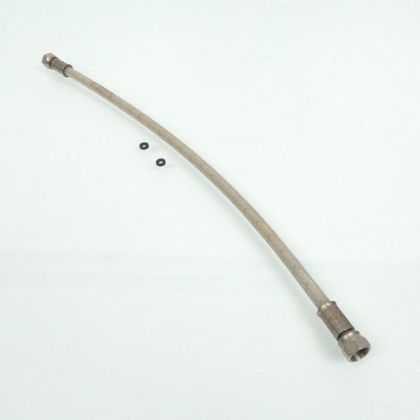 Durite frein aviation FE Longueur 325mm grise sans raccord banjo (1/4)