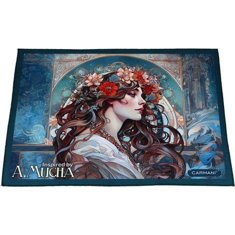 Carmani, tovaglietta in plastica - alfons mucha