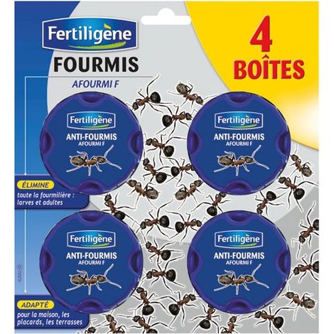 Fertiligène - Lot de 4 Boîtes appât Anti-Fourmis (FFOUB4)