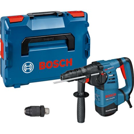Bosch Bohrhammer GBH 3-28 DFR 800 Watt mit SDS-plus und Zubehör in L-BOXX
