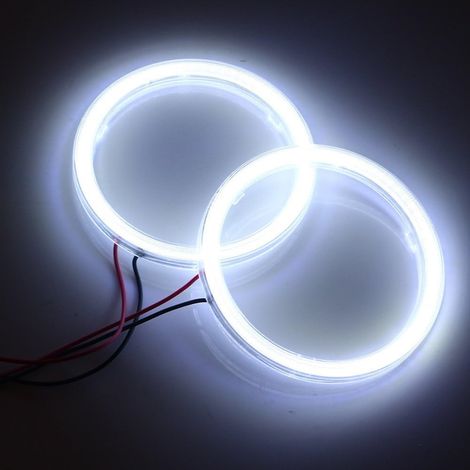 TRADE SHOP - Occhio D'angelo 100mm 12v Luci Led 6000k Per Auto A Cerchio Angel Eye 2pz Eye-03 - (1/3)