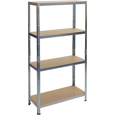 Regal Racks RAT20 MS, Metall, MDF, 4 Ablagen, 1800x900x400 mm, max. 175 kg/Ablage