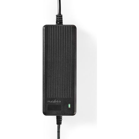 Adaptador de red universal 60w 6 - 16 v cc 110 metros 50 - 52 a 8 enchufes negro