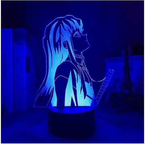 3D Night Light Kimetsu no Yaiba Muichiro Tokito, LED Night Light for Bedroom, Gift, 3D Anime Lamp Muichiro Tokito Demon Slayer (1/5)
