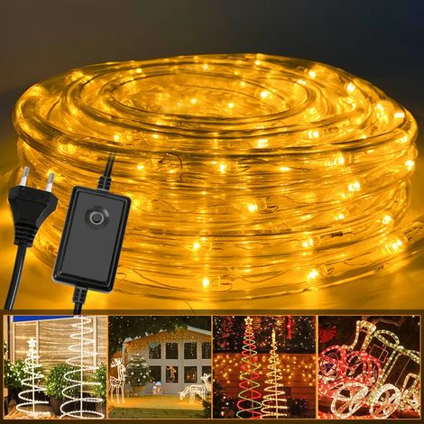 Guirlande lumineuse LED éclairage extérieur/intérieur guirlande lumineuse 30M blanc chaud (1/5)