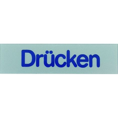 Conacord Klebeschild Drücken Klebeschild