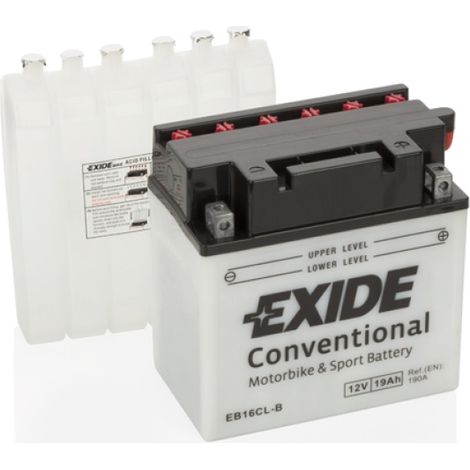 Batería Tudor YB16CL-B para moto Exide