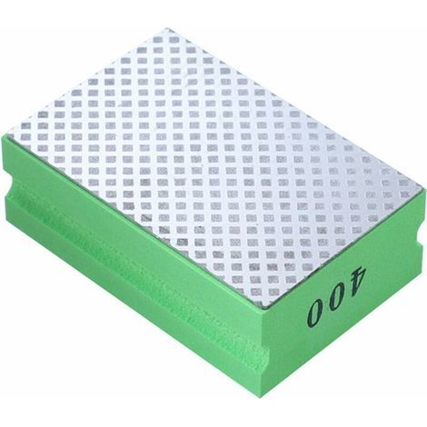 Cale À Poncer À Main en Diamant, Tampons À Main en Diamant en Polissage, pour Polissage du Pierre, Verre, Carrelage 400 grain (1/5)