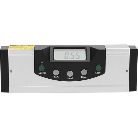 à bulle magnétique laser rouge rapporteur numérique LCD (1/4)
