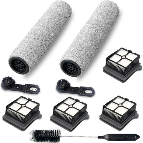 AQUATECHNICK - kit d'accessoires pour Tineco Floor One — brosses principales, latérales et filtres, rendement de nettoyage durable (1/5)