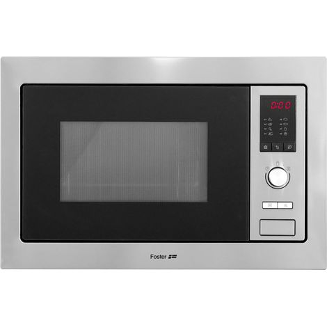 Foster 7151 010 Mikrowellenherd Schwarz, Edelstahl Integrierte Mikrowellen-Kombination 25 l 900 W