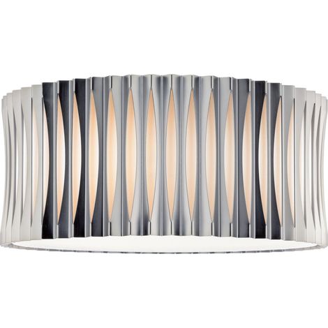 Dar Netra Plafonnier Netra 3 lumières, bronze satiné et ivoire (1/5)