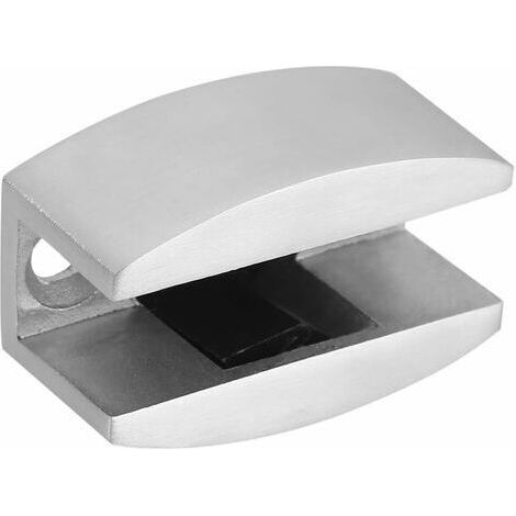 Guide Plancher Inférieur, Coulissant pour Montage au sol en acier inoxydable 304 pour garder la porte en verre alignée pour les portes en verre sans cadre (épaisseur de verre de 8 à 14 mm) (1/5)