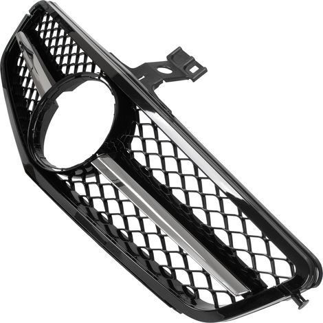Griglia Mercedes Classe C W204 19-23 tra i fari NERO PIANO+CROMATO (1/5)