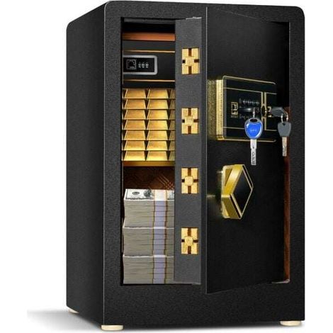 Electronic Safe Box with 3 Opening Ways for Cash Jewelry Deposit-38 x 36 x 58 cm (1/5)