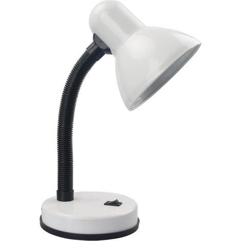 Lampe de bureau flexible blanche (1/4)