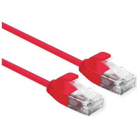 Cable de red Roline rojo de 2 m Cat6A U/UTP (UTP), 21.15.3915