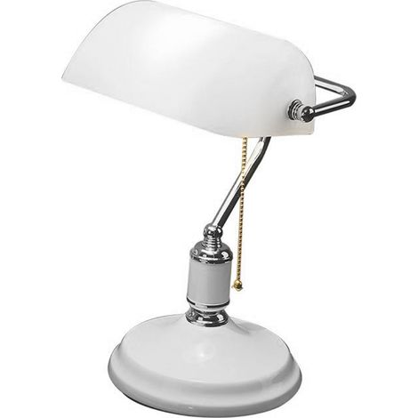 Lampadaire de Lit Blanc créatif et fashion Bed Lights Retro en Métal et Verre avec Base Protégée