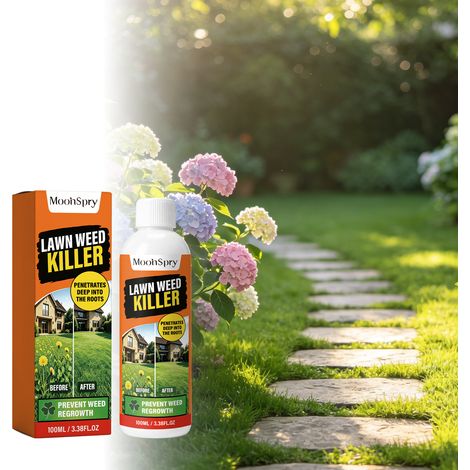 Désherbant ménager pour une utilisation quotidienne dans les maisons, les terrasses, les jardins, les vergers et les pelouses extérieures - 100 ml (1/5)