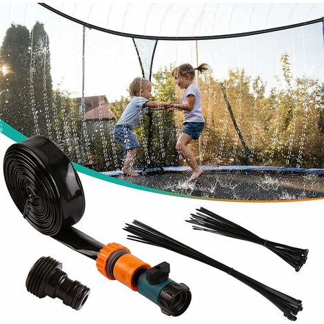 Arroseur de Trampoline, arroseur deau de Trampoline extérieur de 15 m, pulvérisateur de Trampoline, Parc Aquatique pour Enfants, Accessoire Trampoline pour garçons Filles, (1/5)