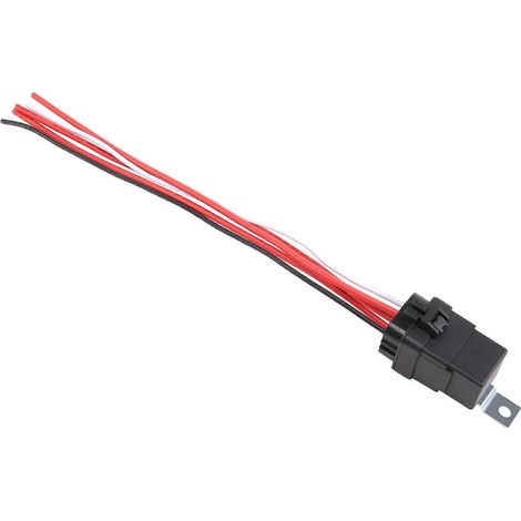 Relais Automobiles étanche 60/80 A 12 V con cordement, relais robuste 5 broches 12 AWG para baterías, ventiladores de automóviles y automóviles (1/5)