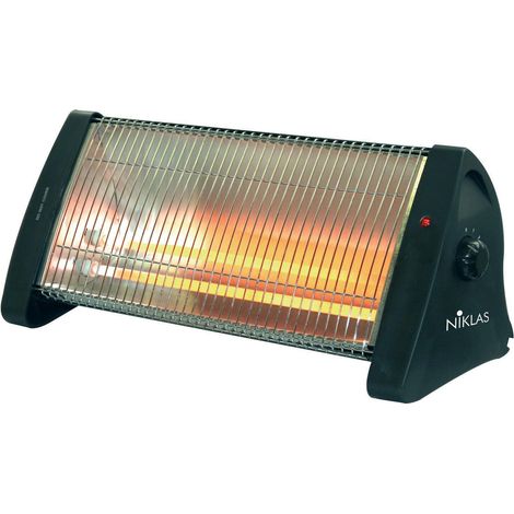 Stufa riscaldatore alogena al quarzo 1200 W NIKLAS