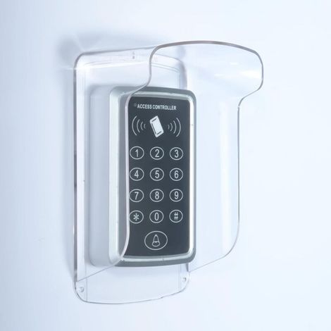 Waterproof doorbell cover – protective cover against rain and moisture, made of soft silicone, universal, 1 piece