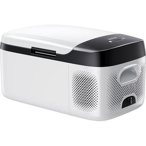 Réfrigérateur de voiture électrique 12/24V, congélateur portable 15L -20°C à 20°C pour camping, bateau et pêche, contrôle par app. (1/5)