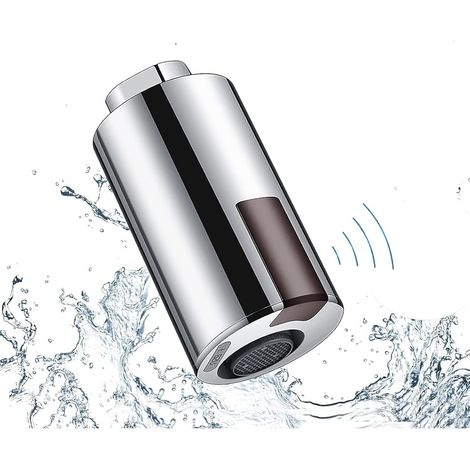 Robinet automatique avec capteur, chargeur USB sans contact, adaptateur d’économie d’eau convient pour buse de robinet M22/M24 (1/5)
