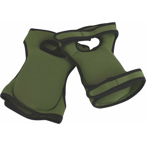 par de rodilleras de espuma suave para jardinería con correas dobles para la limpieza del suelo. (1/5)