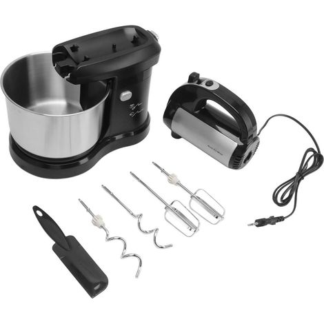 Batteur électrique 5 vitesses 2,5L bol inox pétrin malaxeur pour œufs pâte viande 500W prise UE 220V (1/5)