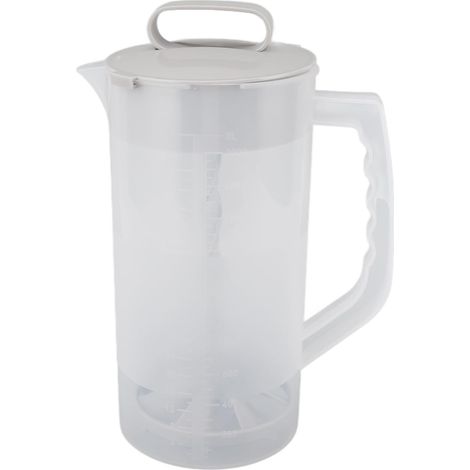 Extracteur De Jus Manuel De 2000ML, Mélangeur Manuel De Presse-Agrumes à Couvercle étanche à échelle Claire pour Un Usage Domestique (1/5)