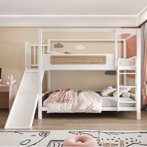 struttura letto 90x200 con scivolo stile casetta HAVRYA