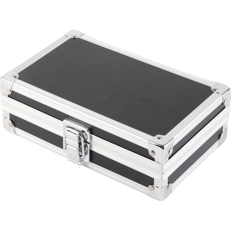 Boîte de rangement pour machine à tatouer, étui portable multifonctionnel en aluminium rigide et résistant pour outils de maquillage et bijoux. (1/5)