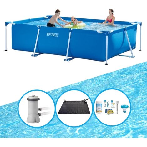 Intex Piscine Tubulaire Rectangulaire - 300x200x75 cm - 4-pièces S22353 (1/5)