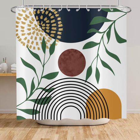 Duschvorhang Waschbarer Duschvorhang aus wasserdichtem und schimmelhemmendem Polyestergewebe (150 x 180 cm)