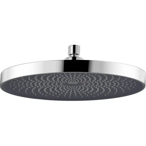 Krobec Neues Design Kopfbrause Duschkopf Rund 260 mm Regendusche Spa-Chrom (1/5)