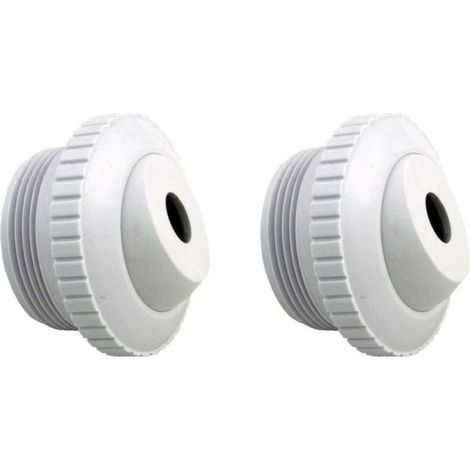 (Lot de 2) Raccord de buse de refoulement pour piscine et spa Ouverture 1/2 pouce, filetage mâle 11/2 pouce Remplace le modèle Hayward SP1419C