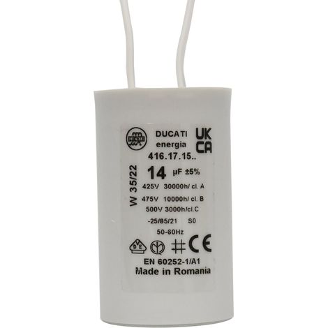 Condensateur 14µf pour sanibroyeur pro – Compatible appareils avant octobre 2010 – Remplacement SFA