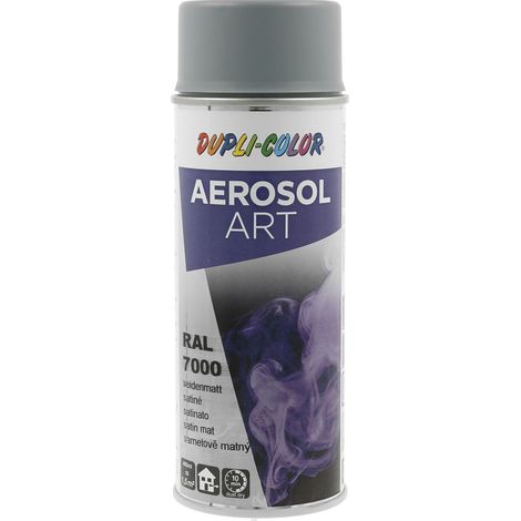 Dupli Color Aerosol Art Lackspray Graffiti Dose - wetterfest, lichtecht und UV-beständig - Graffiti-Spray 400ml, fehgrau seidenmatt RAL 7000
