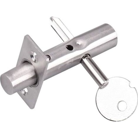 Verrou de porte invisible à mortaise en acier inoxydable pour puits de cheminée, allée de secours, accessoires de quincaillerie de meubles (serrure de porte)