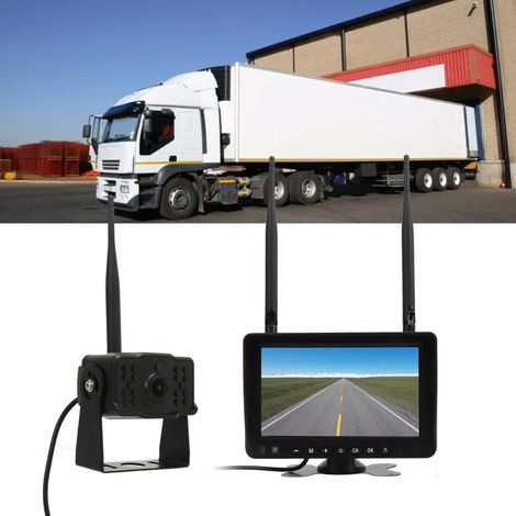 Sistema di telecamera di retromarcia wireless da 7 pollici ad ampia tensione per camion e furgoni