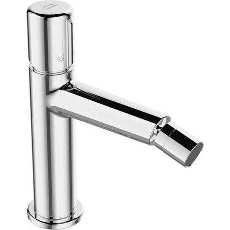 Rubinetto bidet a pavimento Pretto cromato con tappo