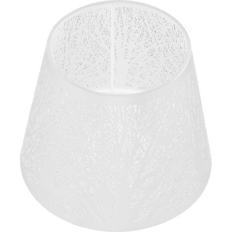 Abat-jour, couvercle de lampe en fer forgé moderne fiable mini pour la maison pour la chambre à coucher pour le chevet(blanche) (1/5)
