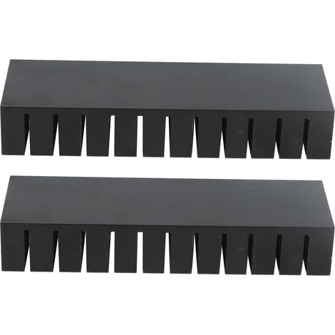 Dissipateur thermique en aluminium en 2 pièces pour appareils électroniques, 120 x 40 x 20 mm, sans adhésif (1/5)