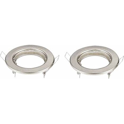 V-TAC SKU.3585 COUPELLE SPOT GU10 SATIN VT-778 X2, PLASTIQUE,ET AUTRE MATERIAUX, PROFONDEUR : 30 MM CLAREO