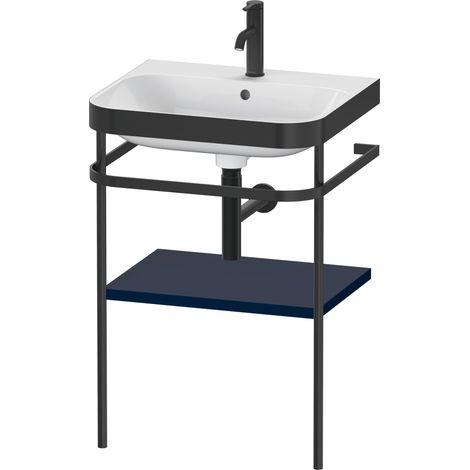 Duravit Happy D.2 Plus c-bonded Set mit Metallkonsole, 575x490mm,