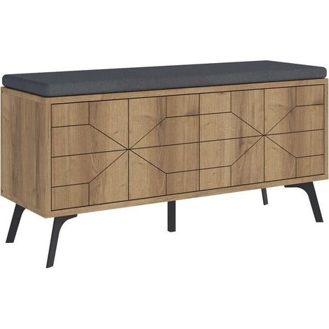 Banc-coffre à chaussures rembourré Dune Bench (1/5)